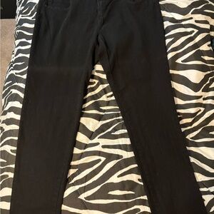 one 5 one Black Slim Straight Pants